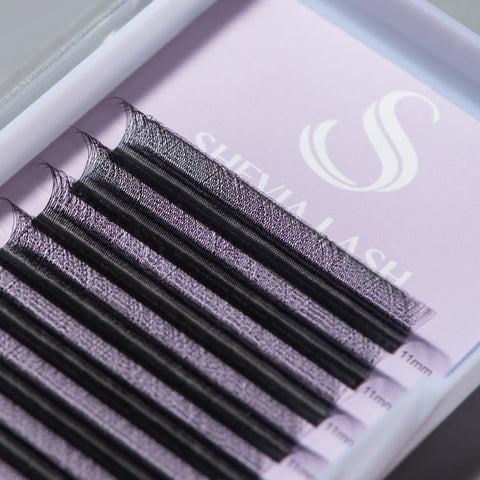 Extension de cils en éventails préfabriqués YY-Sahped 2D