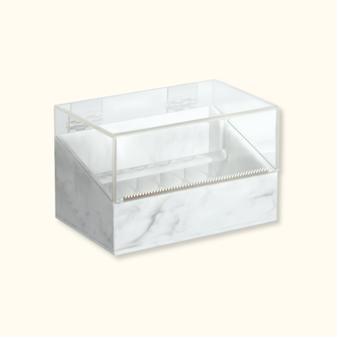 CLEARBOX Acrylic Multi-Roll Lash Tape Cutter Case
