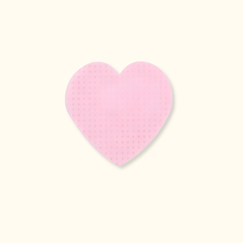 Lingettes pour buse de colle en forme de cœur rose, 200 pièces
