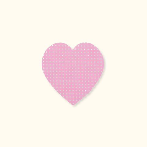 Lingettes pour buse de colle en forme de cœur rose, 200 pièces