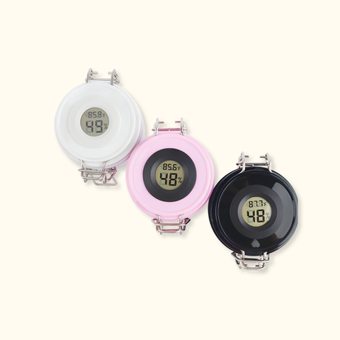 MONITORING Eyelash Glue Storage Tank – Temperature & Humidity Display