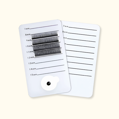 DROP-RESISTANT White Acrylic Lash Palette