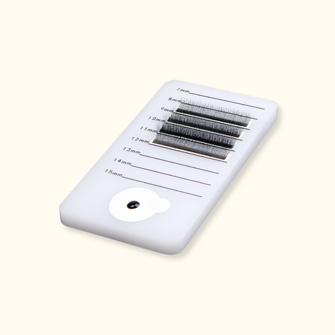 DROP-RESISTANT White Acrylic Lash Palette