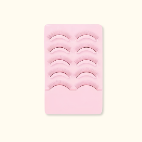 PRACTICE Pink Training Lashes – 5 Pairs