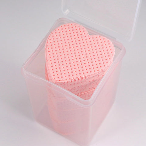 Colorful Heart Shaped Glue Nozzle Wipes 200 PCS