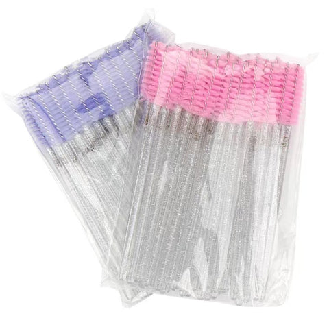 Glitter Mascara Wands Lash Brush 50PCS