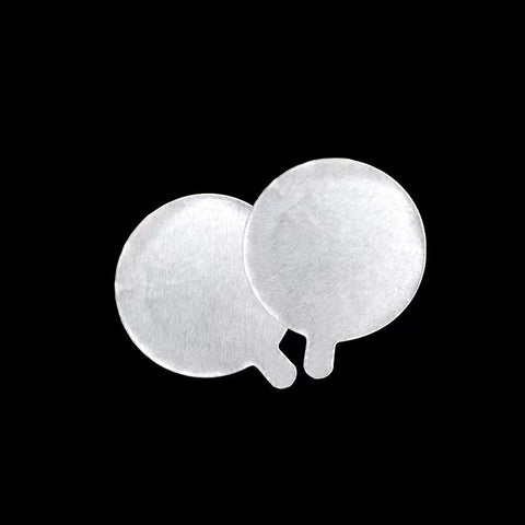 Round Aluminum Foil Glue Sticker 300 PCS